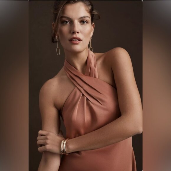 NWOT BHLDN Ruby Satin Charmeuse Dress Size 8 - Picture 1 of 13